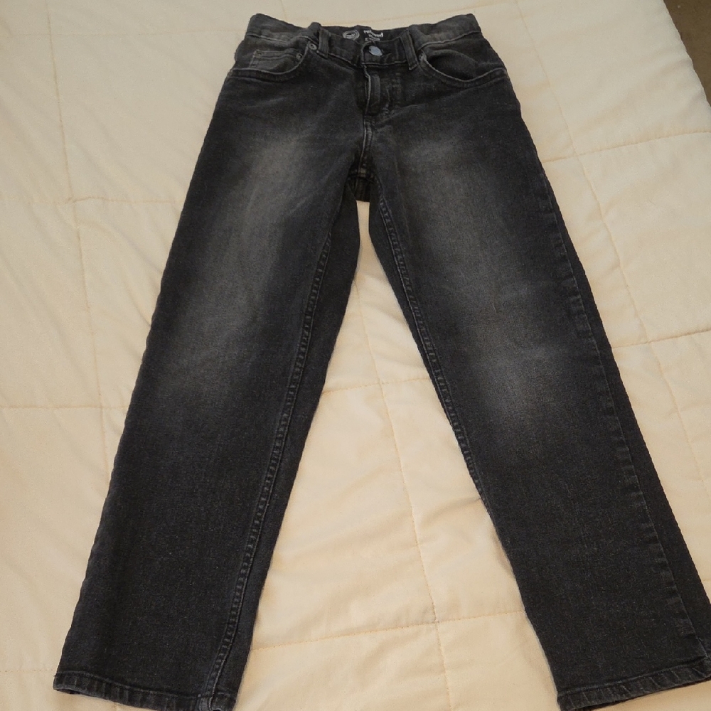 Wonder Nation Boy's Relaxed Black Slim Fit Jeans